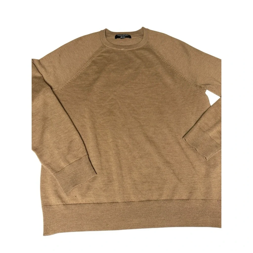 Banana Republic Red Italian Wool and Alpaca Blend Sweater Large Grandpa Core